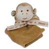 Soft organic toy blanket for infants