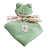 Soft organic baby blanket toy